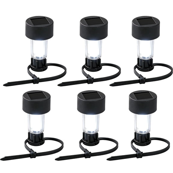 Solar Powered Pool Light for Swim Spas and Outdoor Pools Energy Efficient LED Submersible Light with Automatic On/Off and Housing 6PCS