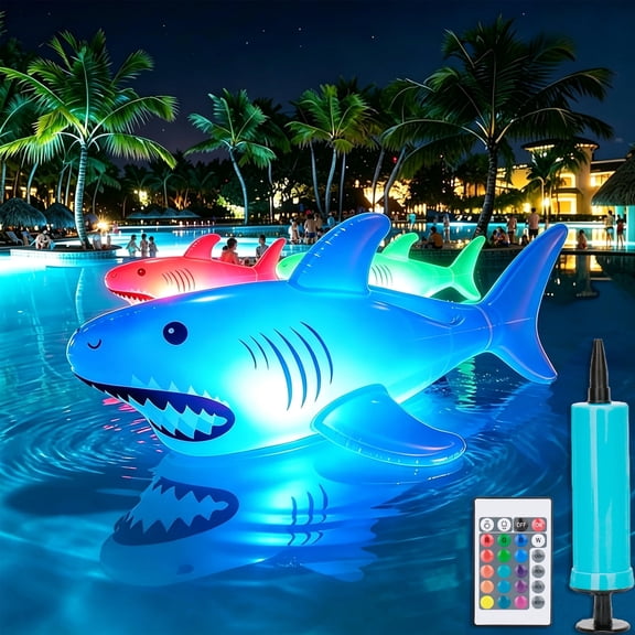40" Solar Floating Pool Lights, Solar Powered RGB Pool Lights -16 Colors Lighting, IP68 Waterproof Pool Lights Floating Light for Ground Pool Party,Pool Party, Bathroom, Bathtub, Garden Spa Decor.