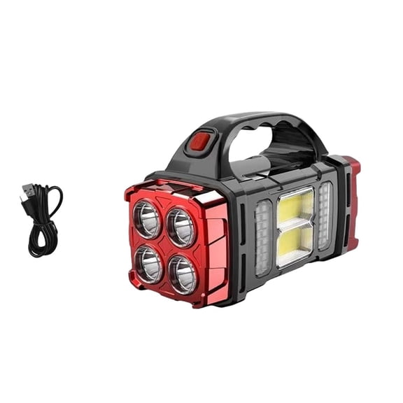 Solar-Powered Rechargeable LED Portable Light: Perfect for Camping & Hiking!