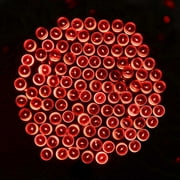 Solar Powered Red 100 LEDs String Fairy Tree Light Outdoor Wedding Party Xmas