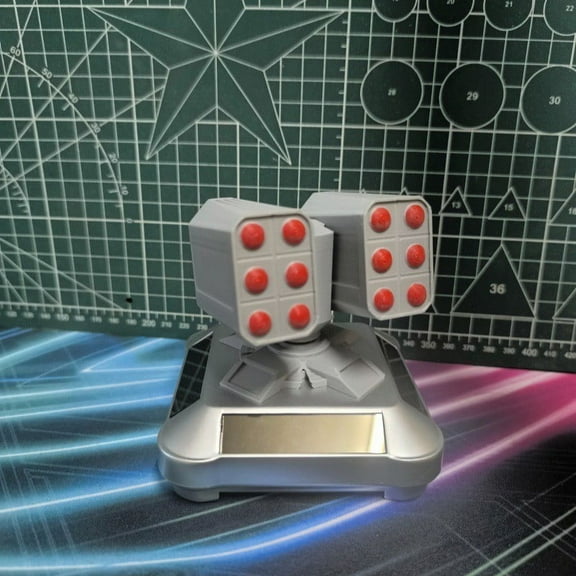 Solar Powered Rotating Military Model Car Dashboard Decor, 3D Printed Automatic Ornament for Vehicle Interior, Desktop, Shelf Display