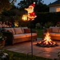 thumbnail image 1 of Solar-Powered Santa Claus Outdoor Light, Garden and Courtyard Christmas Decoration, Automatic Dusk-to-Dawn Festive Holiday Yard Lighting, Energy Efficient, 1 of 6