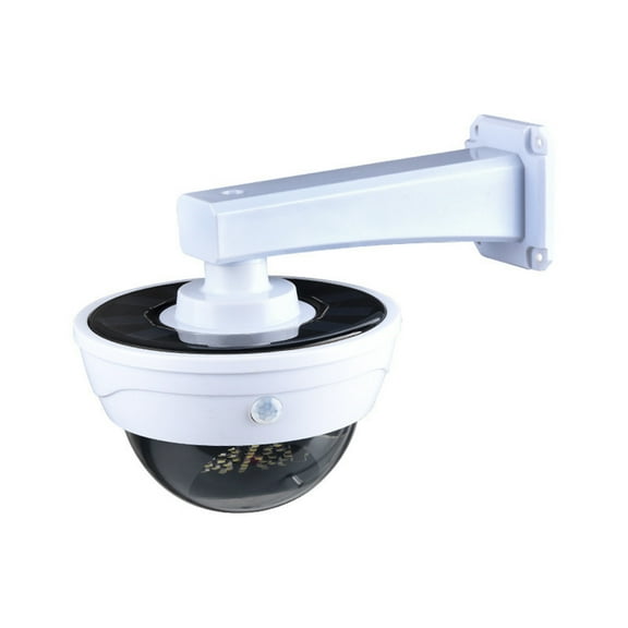 Solar Powered Security Camera Flashing Light, Motion Sensor Detection Light for Indoor Outdoor Home, office, Garage