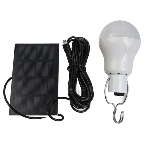 Solar Powered Shed for Light Bulb LED Portable Hang Up .3W Lamp Hooking Chicken