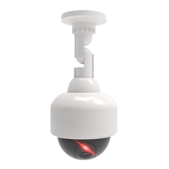 Solar Powered Simulated Surveillances Camera CCTV Security Camera Simulation Monitor with LED Light Fake Dome Cameras