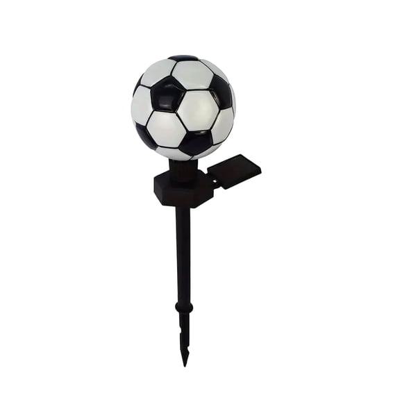 Solar Powered Soccer Pathway Lawn Light, LED Waterproof Outdoor Landscape Light, 1 Piece Ground Plug Stake Light, Decorative Lighting for Backyard Patio Garden Walkway
