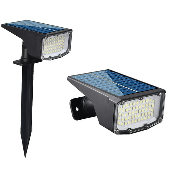 Solar Powered Spotlights Outdoor Waterproof Ultra Bright Sunset Spot LED Lights for Tree, Flag, Lawn, Statue, Pool, Outside Landscape Uplighting for Garden, House, Wall, Yard