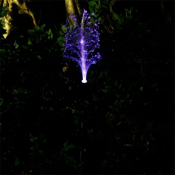 Solar Powered String Lights — Adjustable Flower Lamp for Garden, Outdoor Solar Lights with 12H Timer, Waterproof for Patio & Yard Decoration(F)