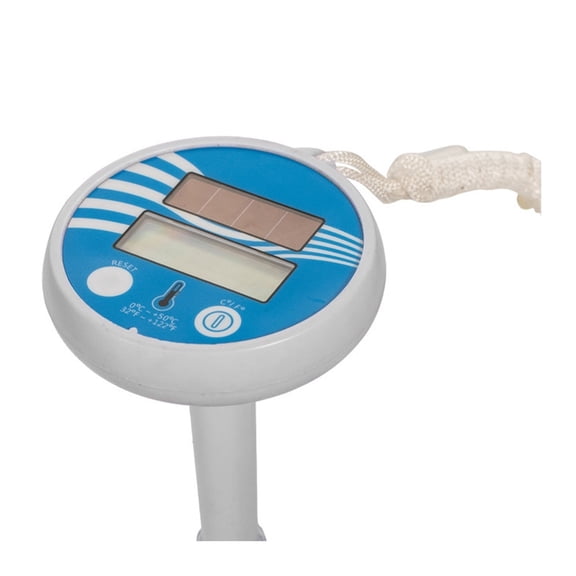 Solar Powered Thermometer Wireless Pool Temperature Tester Pond Tub Waterproof Digital LCD Display