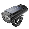 thumbnail image 1 of Solar Powered USB Rechargeable LED Bicycle Headlight Bike Head Light Lamp New Z2, 1 of 10