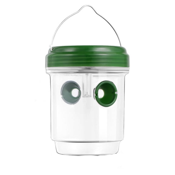 Solar Powered Wasp Trap Outdoor Hanging Insect Catcher with Dual Entry Design for Garden Patio Orchard Farm Use