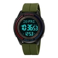 thumbnail image 1 of Solar Powered Waterproof Sports Digital Wristwatch, Multifunctional Luminous Outdoor Watch with Alarm Clock, Casual Trendy Design for Men, Women, and Outdoor Activities, 1 of 9