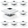 thumbnail image 1 of GIGALUMI Solar Powered LED Outdoor Fence Post Cap Lights, 8 Pack, Cold White, 1 of 6