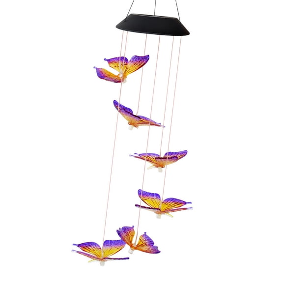 Solar Powered Wind Lamp Solar Solar Energy Powered Wind Lamp Color-changing Outdoor Garden Street Solar Panel Light