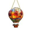 thumbnail image 1 of Solar Prism Suncatcher - Red Balloon Wall Hanging for Rainbow Light Decor, 1 of 7