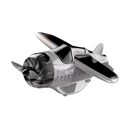 Solar Propelled Whirling Aircraft Car Panel Decoration Dynamic Drift Motion Trim Sustainable Vehicle Interior Trim