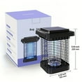 Solar Radiance Mosquito Zapper Lamp Illuminate & Protect Your