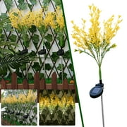 Solar Rape Flower Light - LED Outdoor Garden Stake Light, Waterproof Auto On/Off, Decorative Solar Powered Light for Pathway and Yard