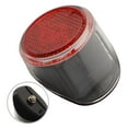 Solar Rechargeable Bike Bicycle Rear Safety Led Tail Light Reflector