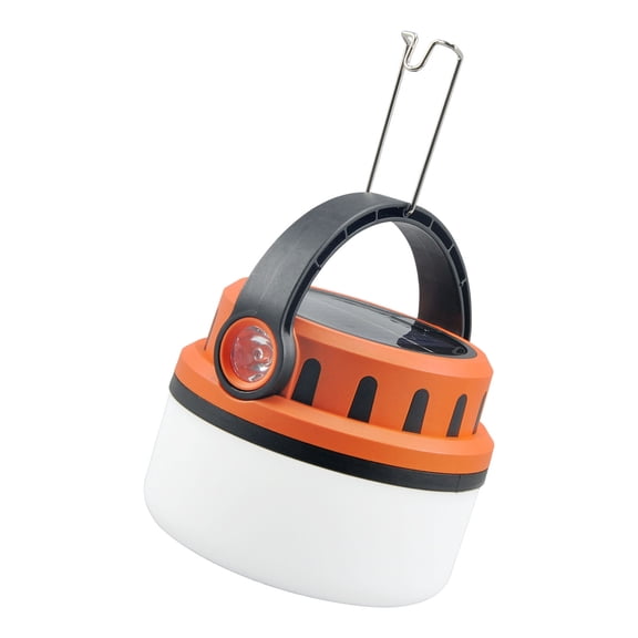 Solar Rechargeable Camping Light Outdoor LED Lamp 4 Modes Lighting for Hiking Backpacking