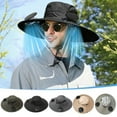thumbnail image 1 of Solar Rechargeable Cooling Hat with Detachable Face Cover - Dual Power Sun Protection Hat for Extended Outdoor Adventures, 1 of 5