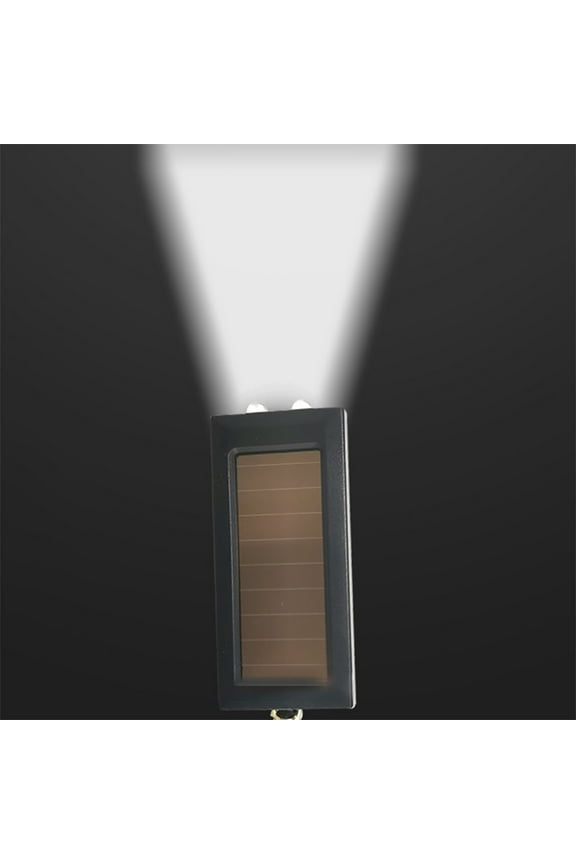 Solar Rechargeable LED Flashlight, Mini Keychain Light, 3 LED Beads, Lightweight & Portable, Stainless Steel Ring, Suitable for Home, Auto & Outdoor