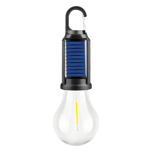 Solar Rechargeable Light Bulbs,Portable Tent Lights USB Camping LanternOutdoor Hanging Light Bulbs with Clip Hook for Camping,Fishing, Emergency, Flashlight