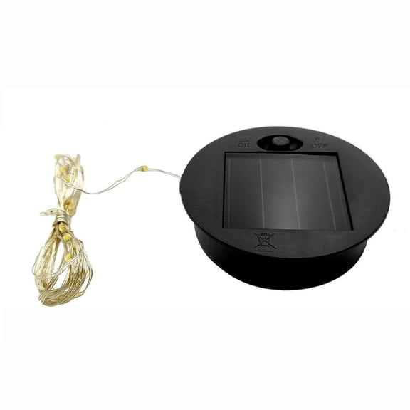 Solar-Replacement Top Waterproof String 2.76in Replacement Led Solar String Lights Panels Solar Lanterns Replacement Top Panel