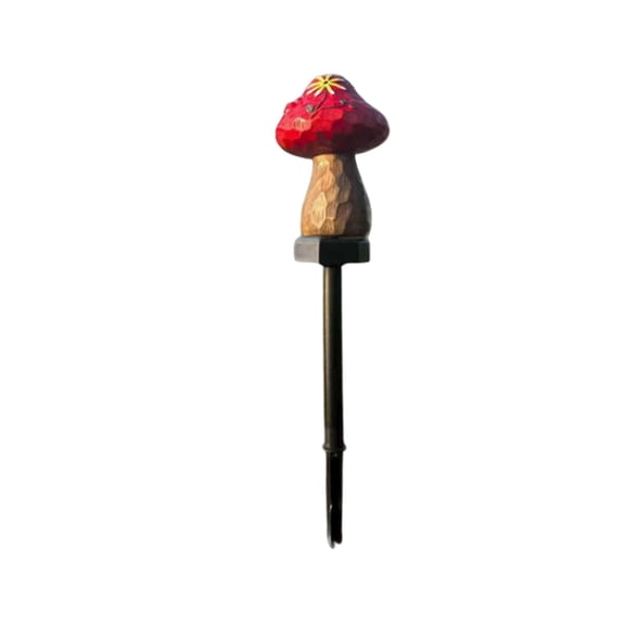 Solar Resin Mushroom Ground Stake Light Outdoor Courtyard Decor Luminous Ground Light for Garden Flowerbed Outdoor Party