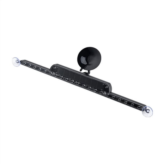 Solar Rgb Car Strobe Light With Usb Charging, Anti-Collision Flashing, Breathable Light Effect And Remote Control For Vehicle Safety, Emergency Warning, Night Driving And Auto Decoration