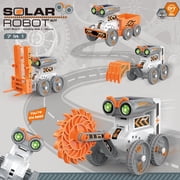 Solar Robot Building Kit STEM Gift for Boys Aged 8-13, 7-in-1 DIY Science Educational Robotic Toy for Kids Teens Birthday, Powered by The Sun or Battery with 92 Pieces