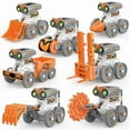 thumbnail image 1 of Solar Robot Building Kit STEM Gift for Boys Aged 8-13, DIY 7-in-1 Educational Science Building Toy, Solar or Battery Powered Robotic Set for Children Birthday with 92 Pieces, 1 of 6