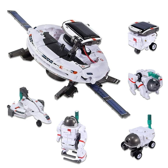 Solar Robot Toys for Kids Ages 8-12,STEM Projects 6-in-1 Science Kits DIY Educational Building Toys,Christmas Birthday Gifts for 8-12 Year Old Boys Girls Teens