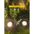 thumbnail image 1 of Solar Rock Light, Super Bright Solar Spot Garden Light, Rotable Lamp Head, Cool White/Warm White Switchable, Waterproof, Crystal White, Small, Outdoor, Pathway$$Tools & Hardware Other, 1 of 8