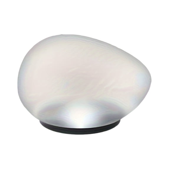 Solar Garden Lights Outdoor Waterproof, Outdoor Solar Lights for Yard Decorative, 6X4 In, Faux Pebble, Pathway Illumination, Landscape, White, 1 Pc