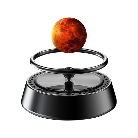Solar Rotating Hovering Car Aroma Diffuser,Eco-Friendly Perfume Ornament With 360-Degree Scent Distribution,Compact Dashboard Decoration,Plant-Based Fragrance,Safe Aromatherapy For Vehicle And Home