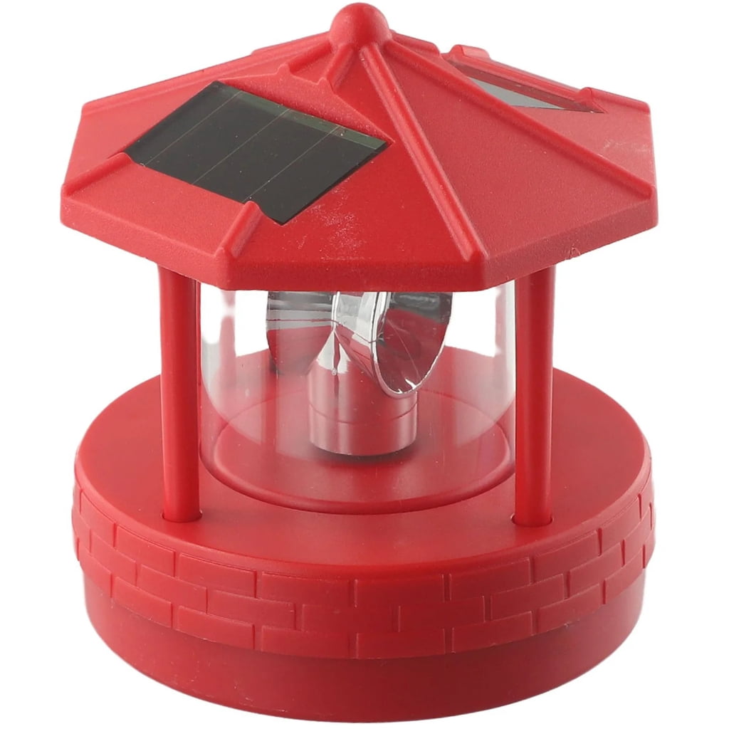 Solar Rotation Light Solar Rotating Lighthouse Garden Light 360 Outdoor Lamp For Patio Paths ...