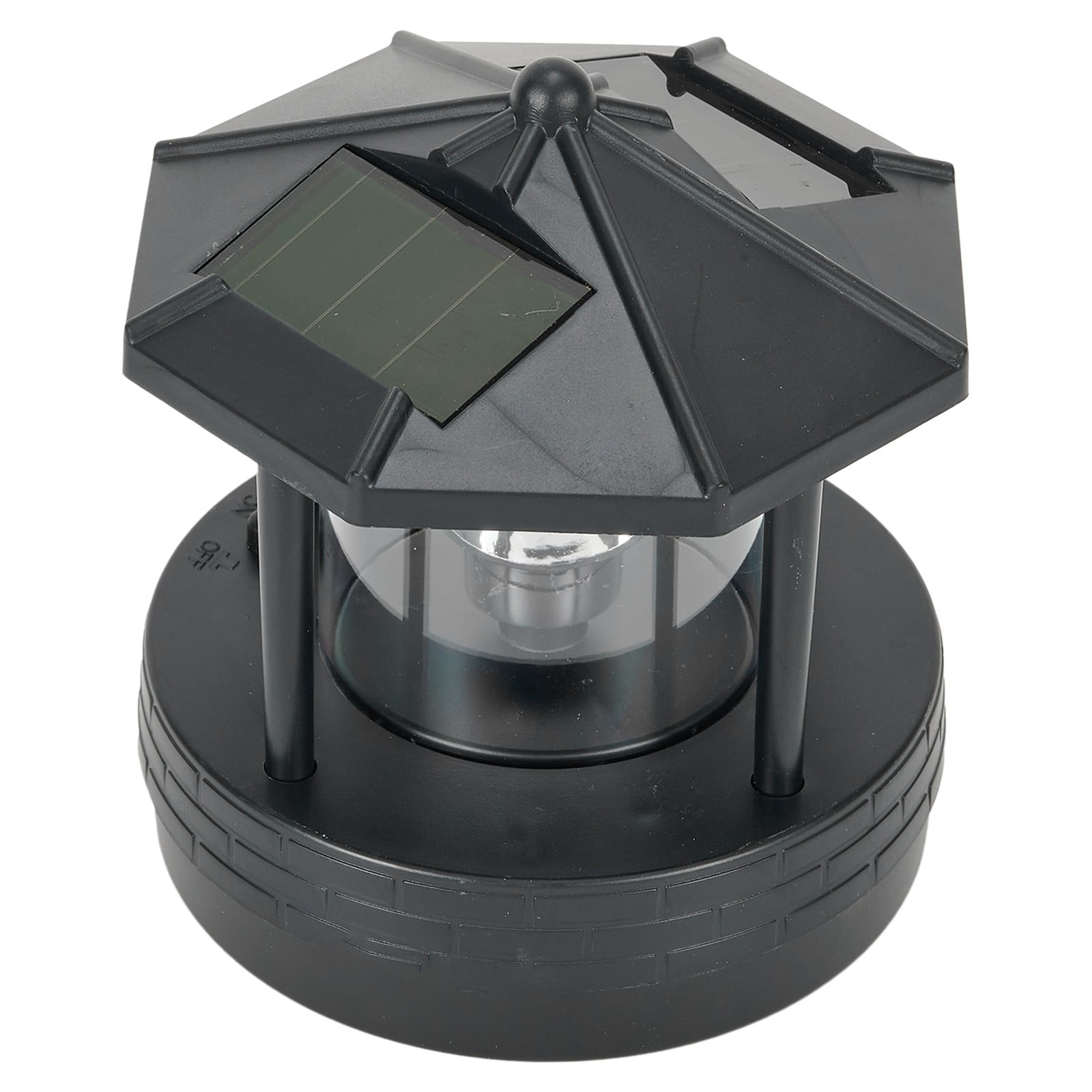 Solar Rotating Lighthouse LED Solar Lights 360-degree Rotating ...