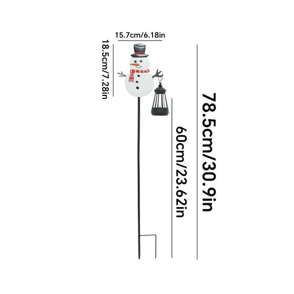 Solar Santa Claus Garden Lights,Solar Christmas Pathway Lights Outdoor Decorations,Christmas Garden Light Stakes,Christmas Solar Snowman Lights Waterproof Decorations for Pathway Garden Yard Patio