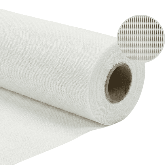 Solar Screen Mesh 75% - Solar Window Screen Roll for Privacy & Reduced Heat, 72-in x 90-ft, White