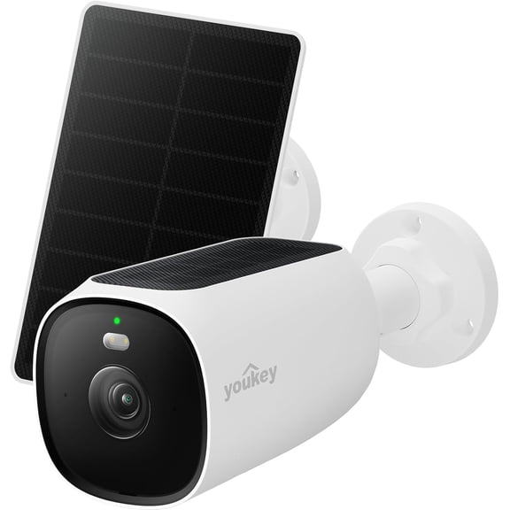 Solar Security Camera Wireless Outdoor 2.5K, 24/7 AOV Recording, No Subscription Cameras for Home Security with Solar Panel, AI Detection, 2.4Ghz Wi-Fi 6, Easy Setup, Hub H310 Compatible