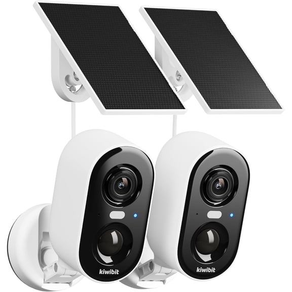 Solar Security Cameras Wireless Outdoor, 2K Magnetic Installation Battery Powered Camera with Smart AI PIR Motion Detection, Color Night Vision, Waterproof for Indoor & Outdoor
