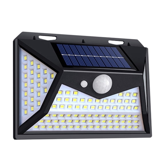Solar Security Lights Outdoor Motion Sensor, 118 Led 3 Modes Solar Powered Wall Lights, Ip54 Waterproof for Fence Yard Garden Patio