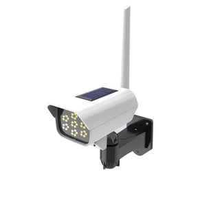 Solar Security Lights Outdoor Motion Sensor, 35 Led Solar Powered Fake Dummy Camera with Flashing Light, Ip65 Human Sensor Light for Garden Business