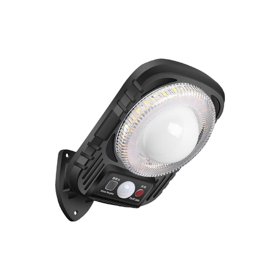 Solar Security Lights Outdoor Motion Sensor with Remote Control, Ip65 Waterproof Abs Led Flood Light for Parking Lot, Garden, Yard, Motion Sensor Outdoor Lights Battery Powered