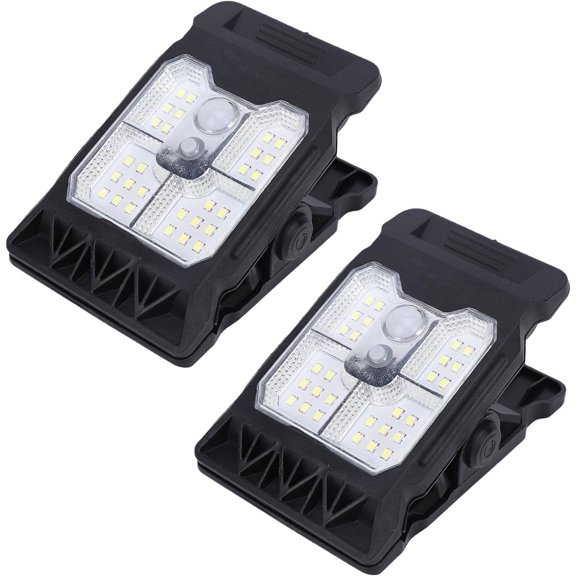 Solar Sensor Clip Light, Motion Sensor Clip LED Light 3 Modes Waterproof Portable Emergency Home Camping