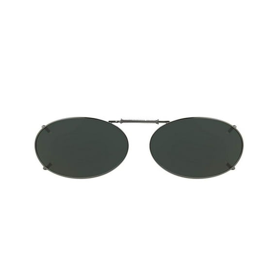 Solar Shield 51 oval 2 Full Frame Polarized Clip On Sunglasses