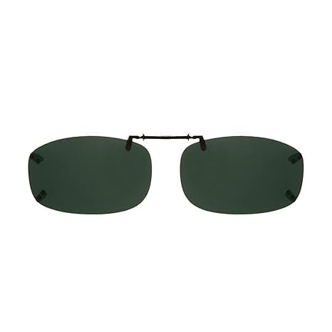 Solar Shield 56 Rec 5 Gray Polarized lens Ultra Light frame Clip On Sunglasses