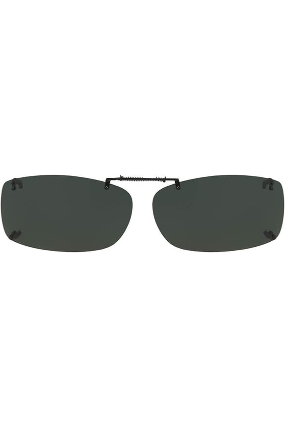 Solar Shield 56 Rec A Polarized Clip-On Sunglasses  Plastic Frame and Lens