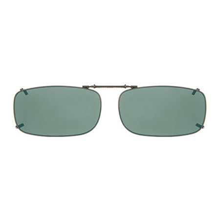 Solar Shield Dioptics Rectangle Gunmetal Sunglass